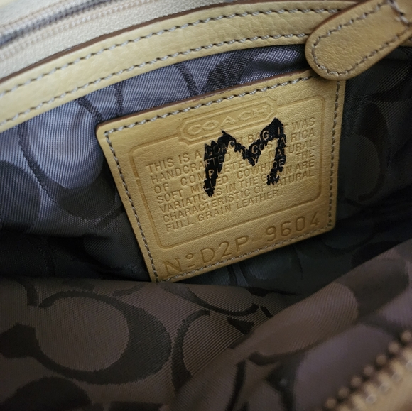 Coach Millbrook Demi Yellow Leather Shoulder Bag NWOT - Picture 3 of 16